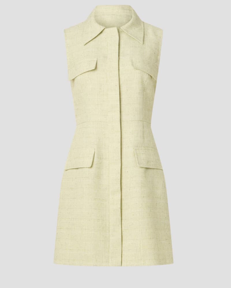 Jason Wu Tweed Collared Dress - Image 4