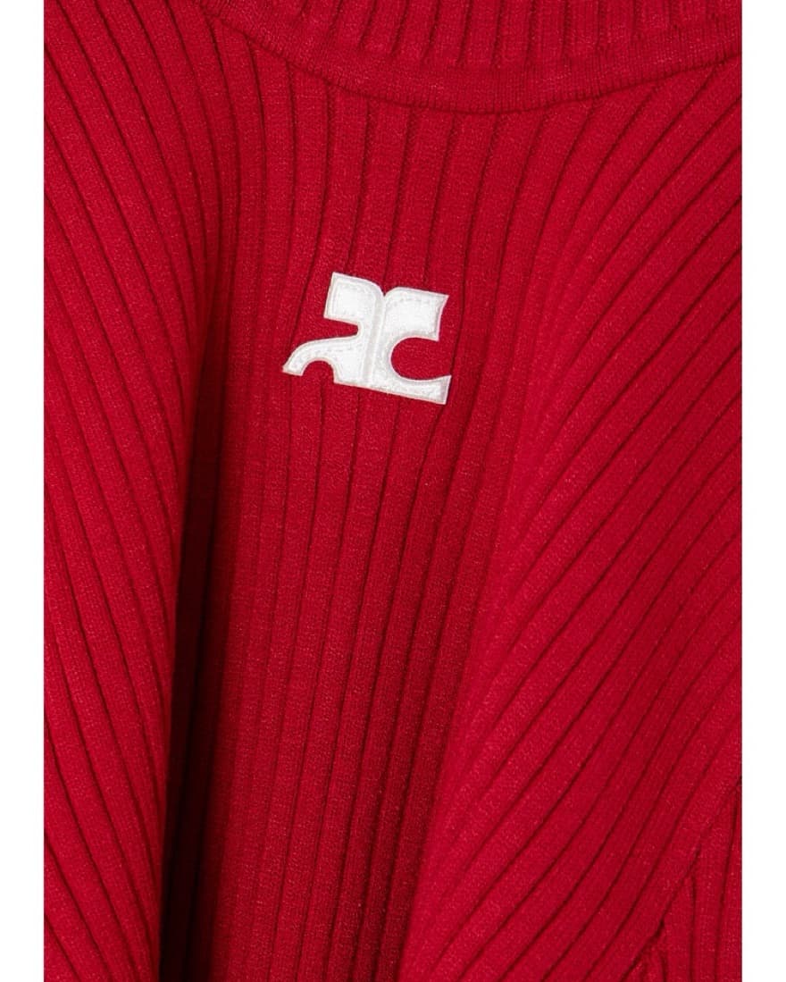 Courreges Reedition Rib Knit Top - Image 5