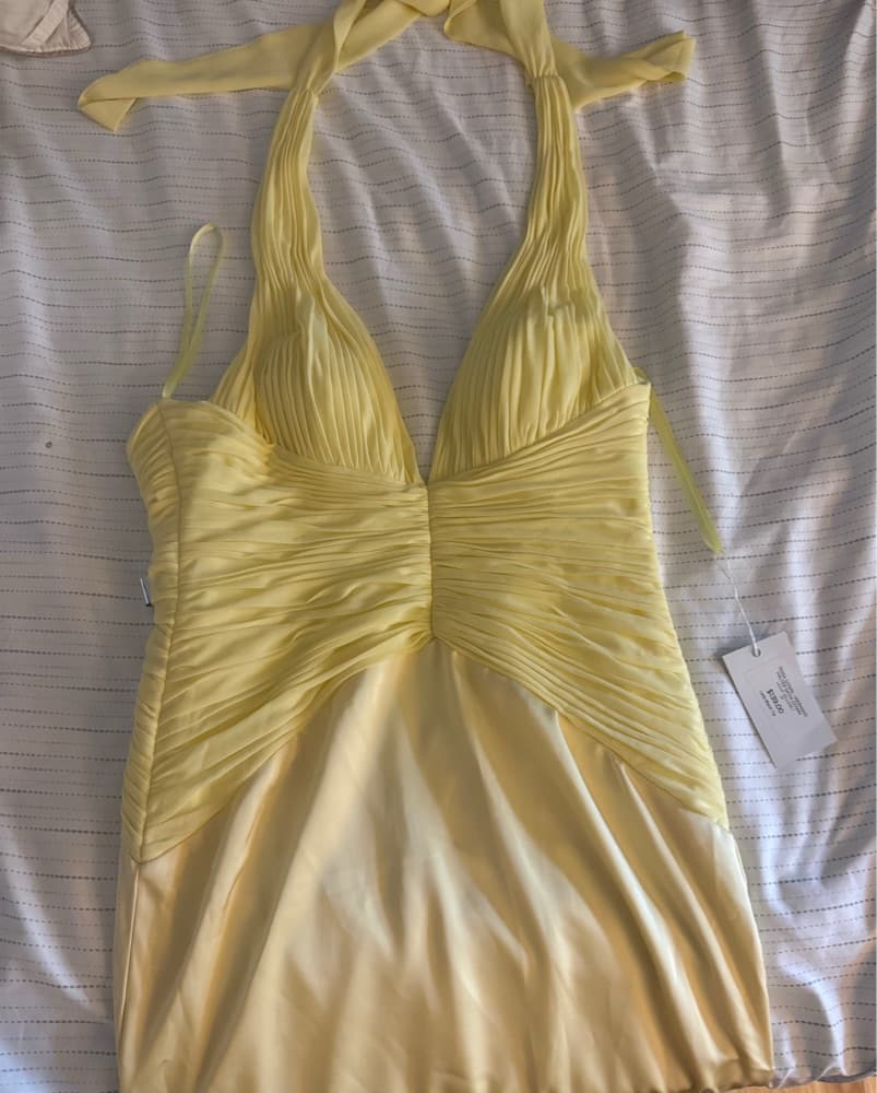 Lady Black Tie- Tessa Gown In Yellow - Image 5