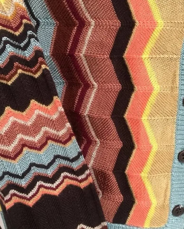 Missoni Chevron Knit Poncho - Image 2