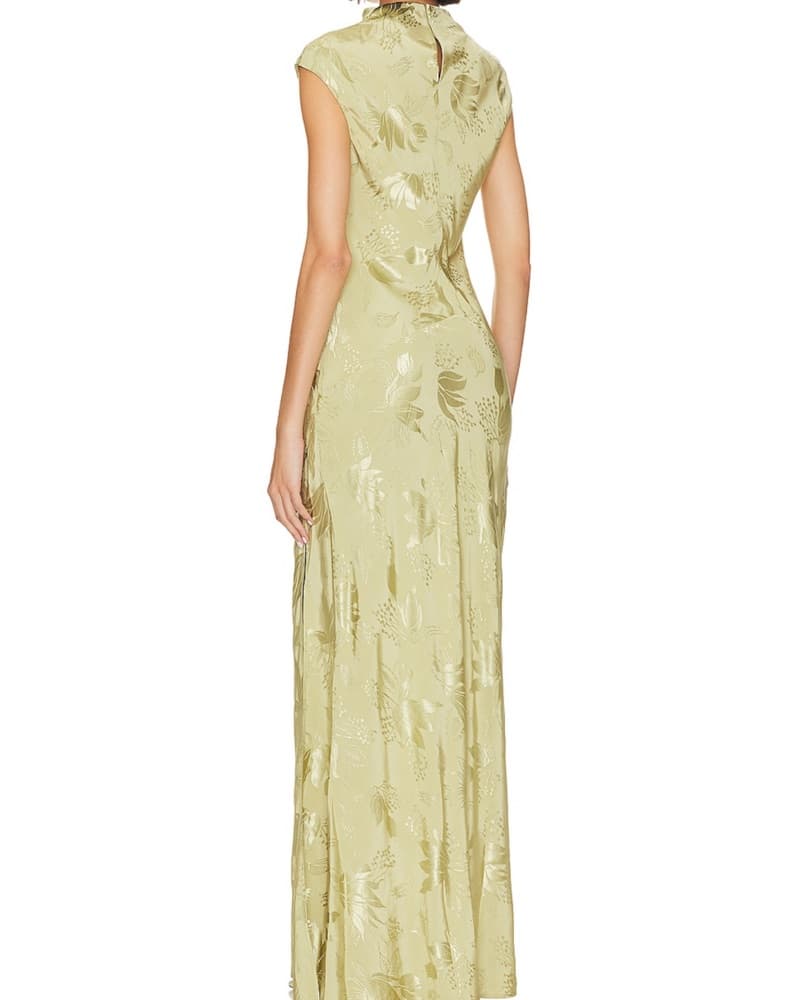 Avalon Maxi Dress in Sage Green - Image 3