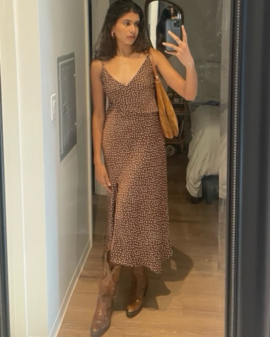 Urban Outfitters satin dress - Image 1