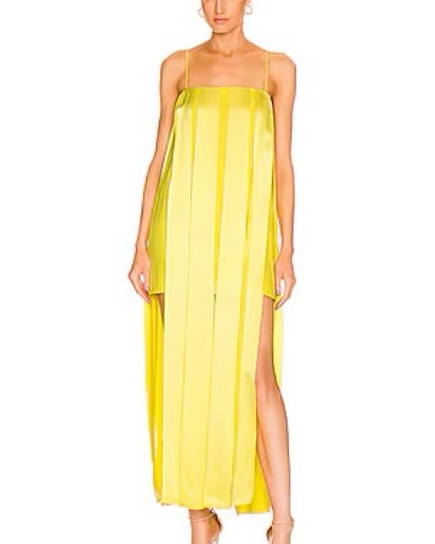 Alexis Colle Dress In Limoncello - Image 1
