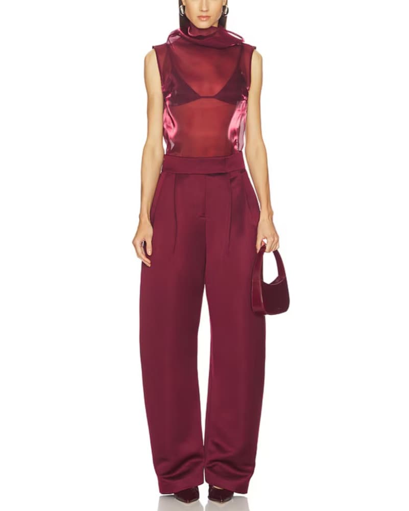 Reese Pant in Garnet - Image 1