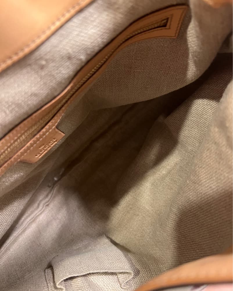 Gucci Floral Bamboo Handbag Peggy - Image 3