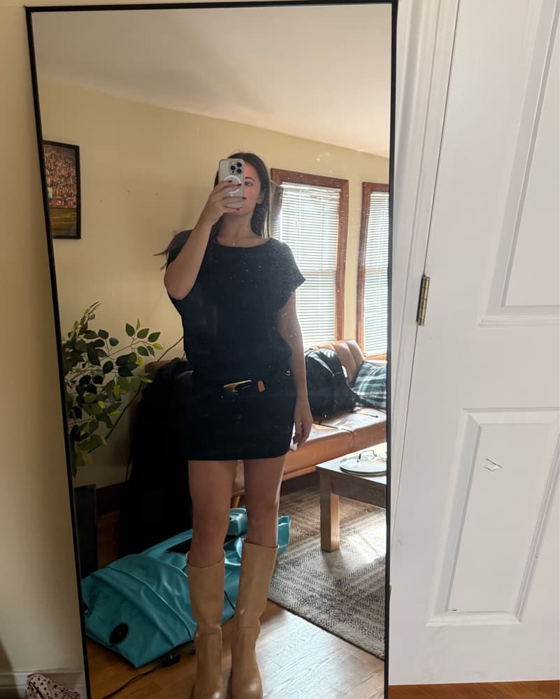 Black Mini Dress - Image 3