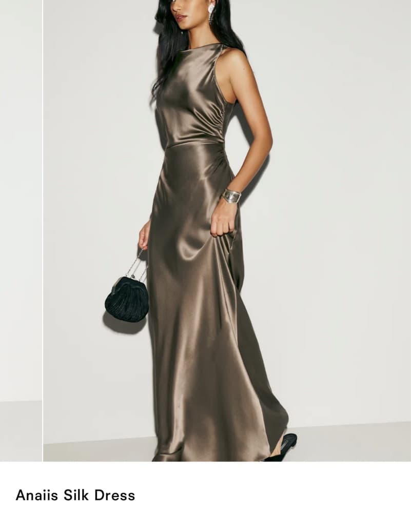 Elegant Satin Maxi Dress Reformation - Image 3