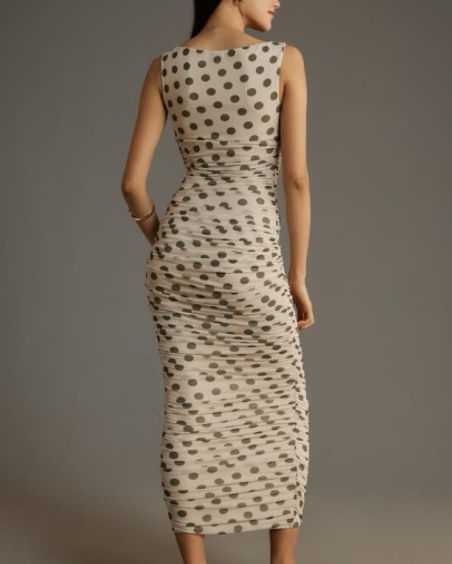 AFRM Polka Dot Dress - Image 2