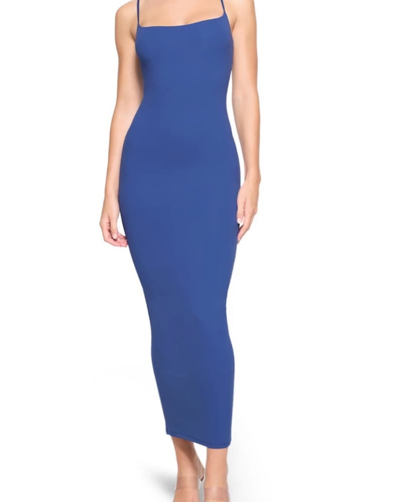 Sleek Skims Blue Maxi Dress - Image 2