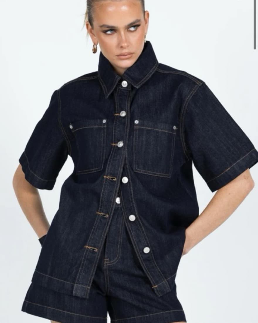  WHITAKER SHACKET & SHORTS DARK DENIM - Image 3