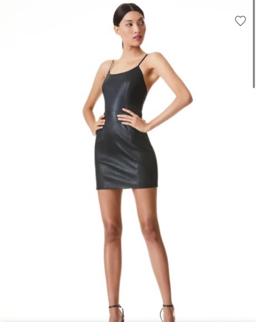 Alice And Olivia Vegan Leather Dress - Image 1
