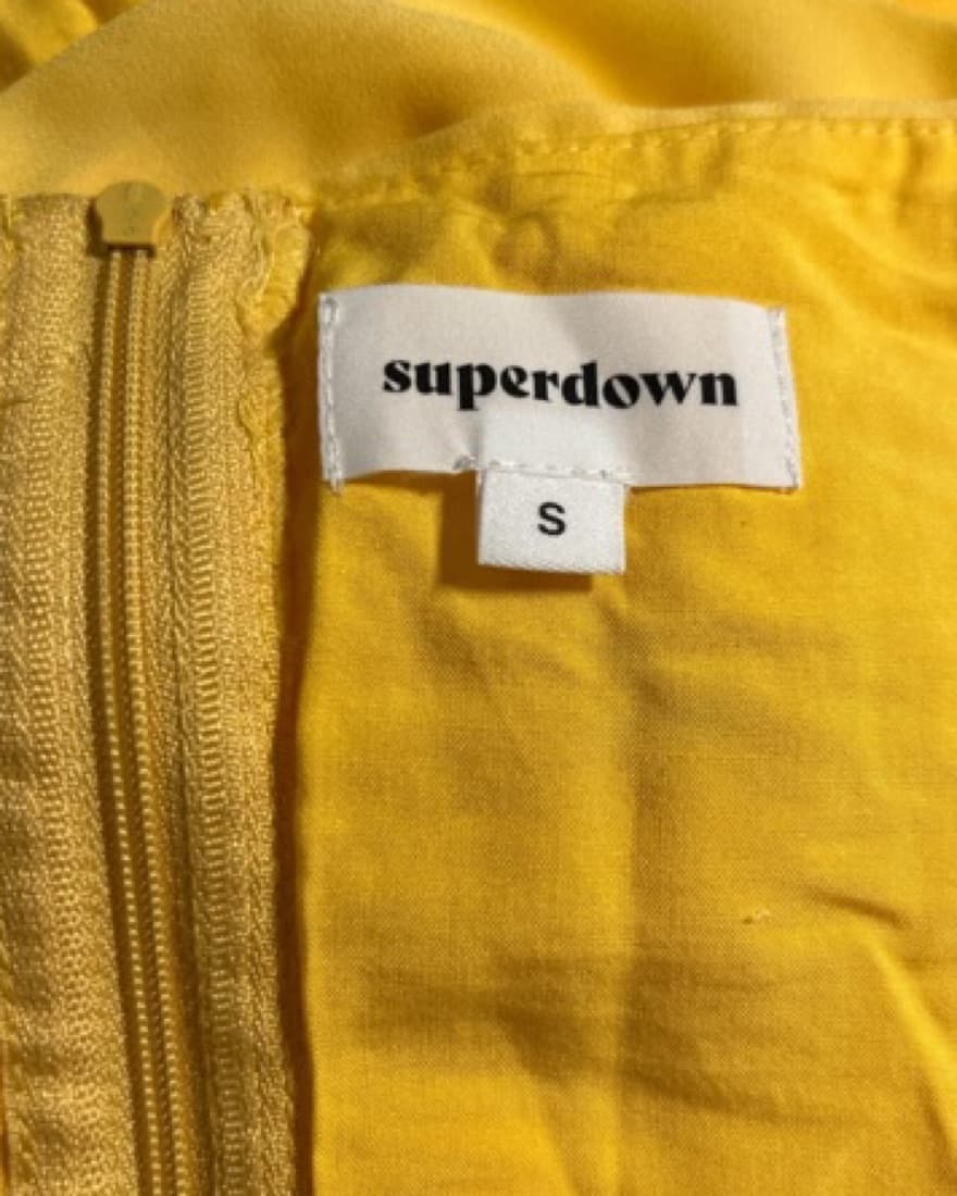 Yellow Superdown Halter Top - Image 6