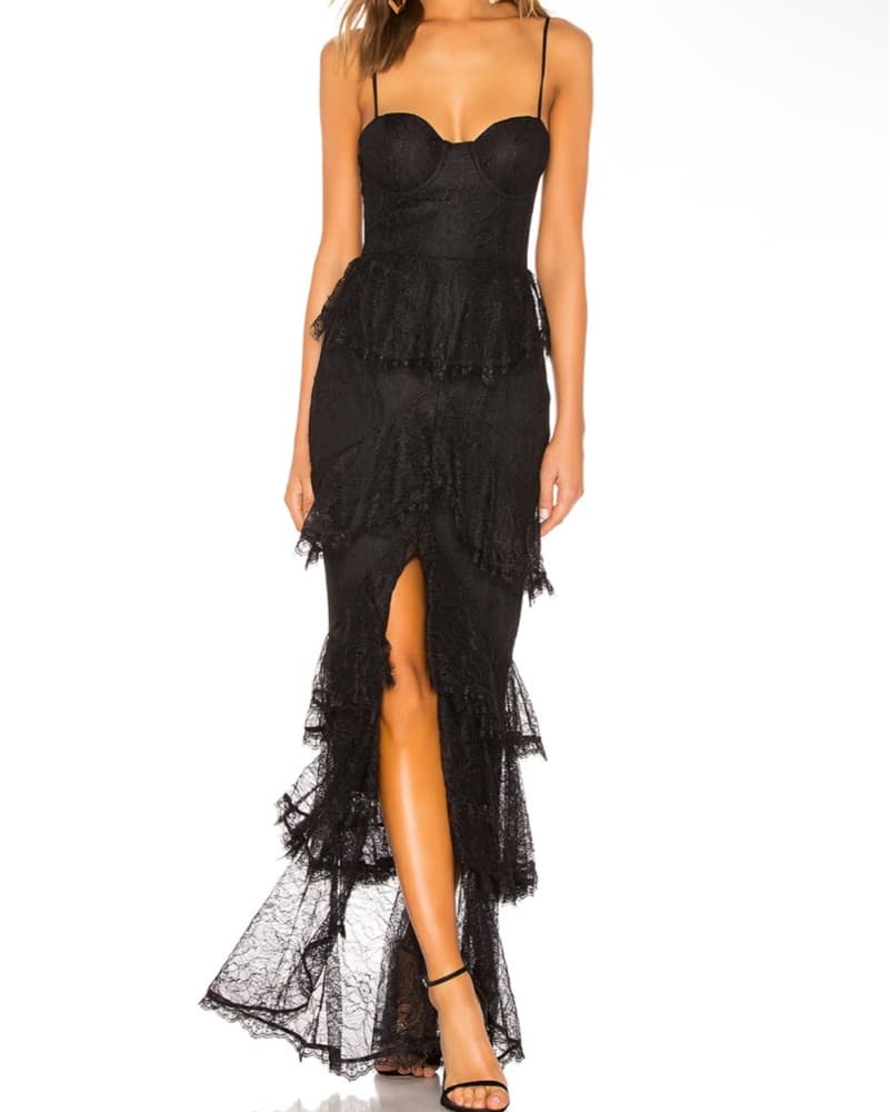 Black Lace Majorelle Dress  - Image 1
