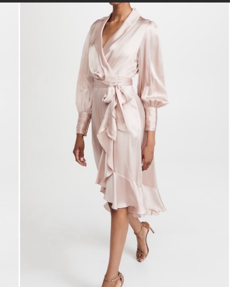 Zimmerman silk Wrap Dress - Image 3