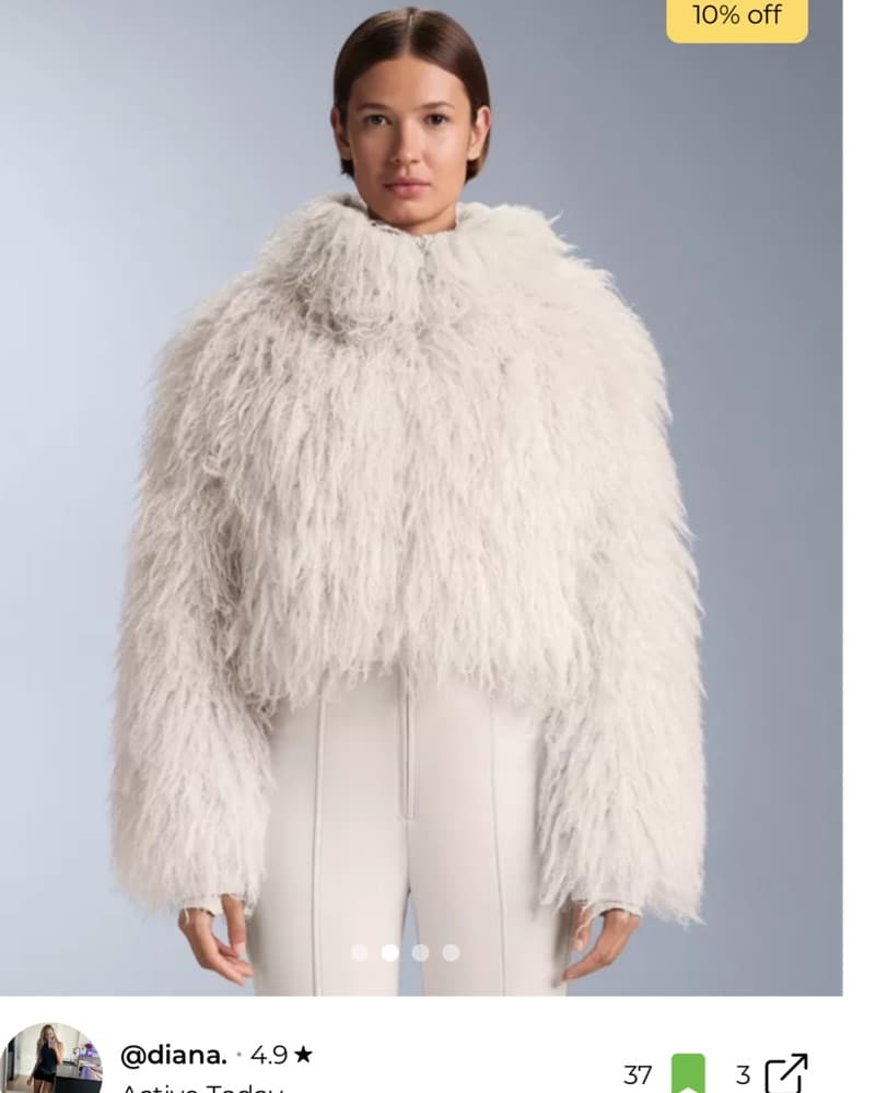 Ski Suit With Removable Fur  Jacket - Image 2