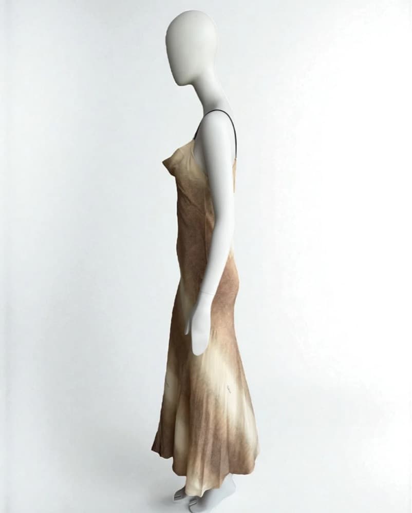 Roberto Cavalli S/S 2002 Silk Midi Dress - Image 6