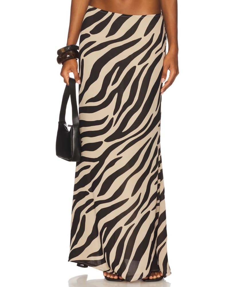 Zebra Maxi Skirt  - Image 2