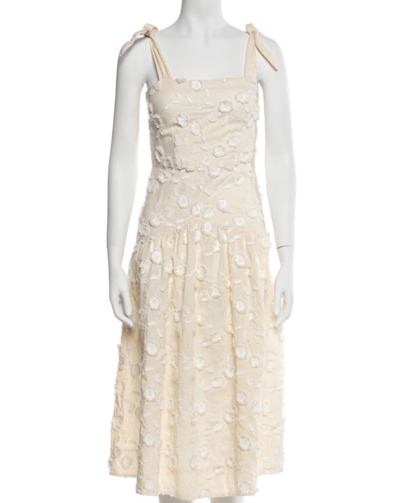Rebecca Taylor 3D Floral Sundress - Image 2
