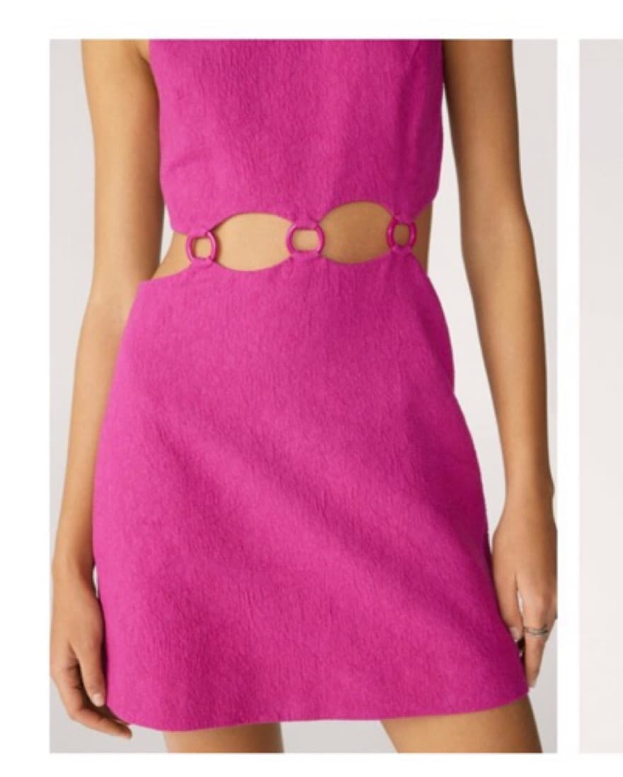 Ba&sh Pink Cutout Mini Dress - Image 5