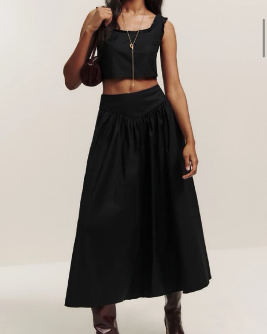 Reformation Black Sparrow Two Piece Set - Image 1