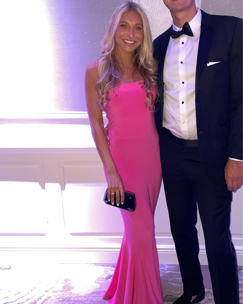 Norma Kamali Pink Strapless Fishtail  - Image 1