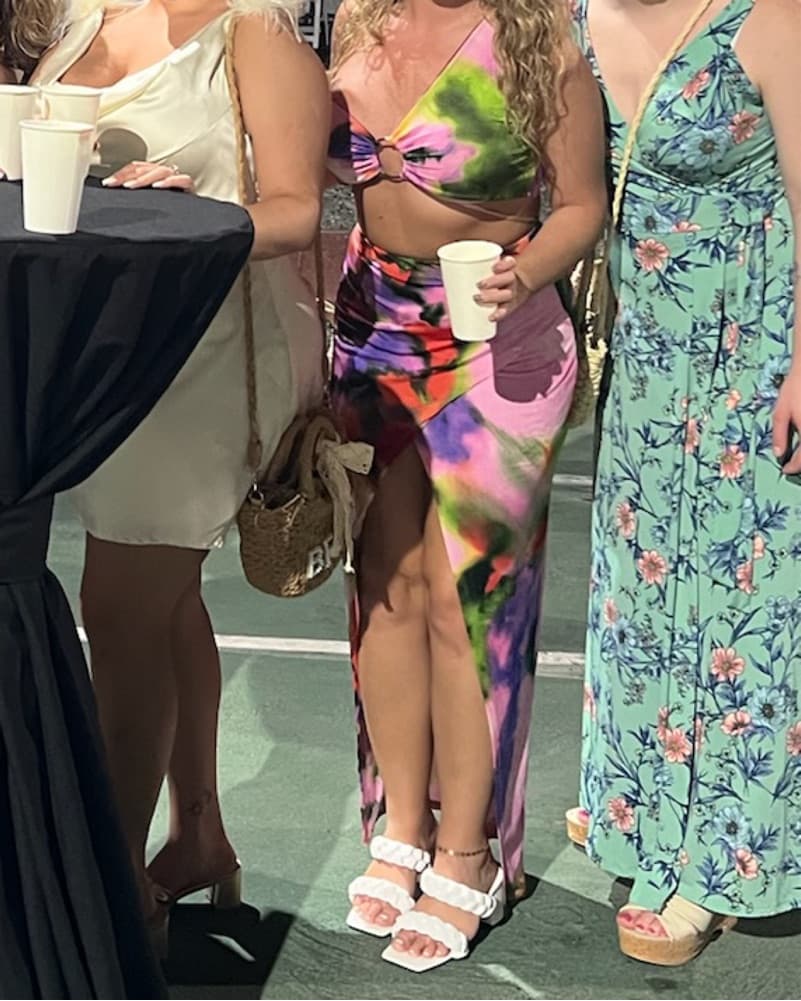 Colorful Vacation Maxi Skirt Set - Image 2