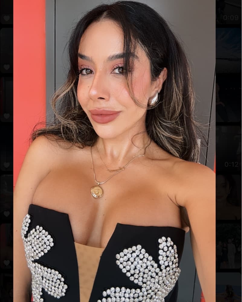 Ambiance Bustier Top in Black - Image 3