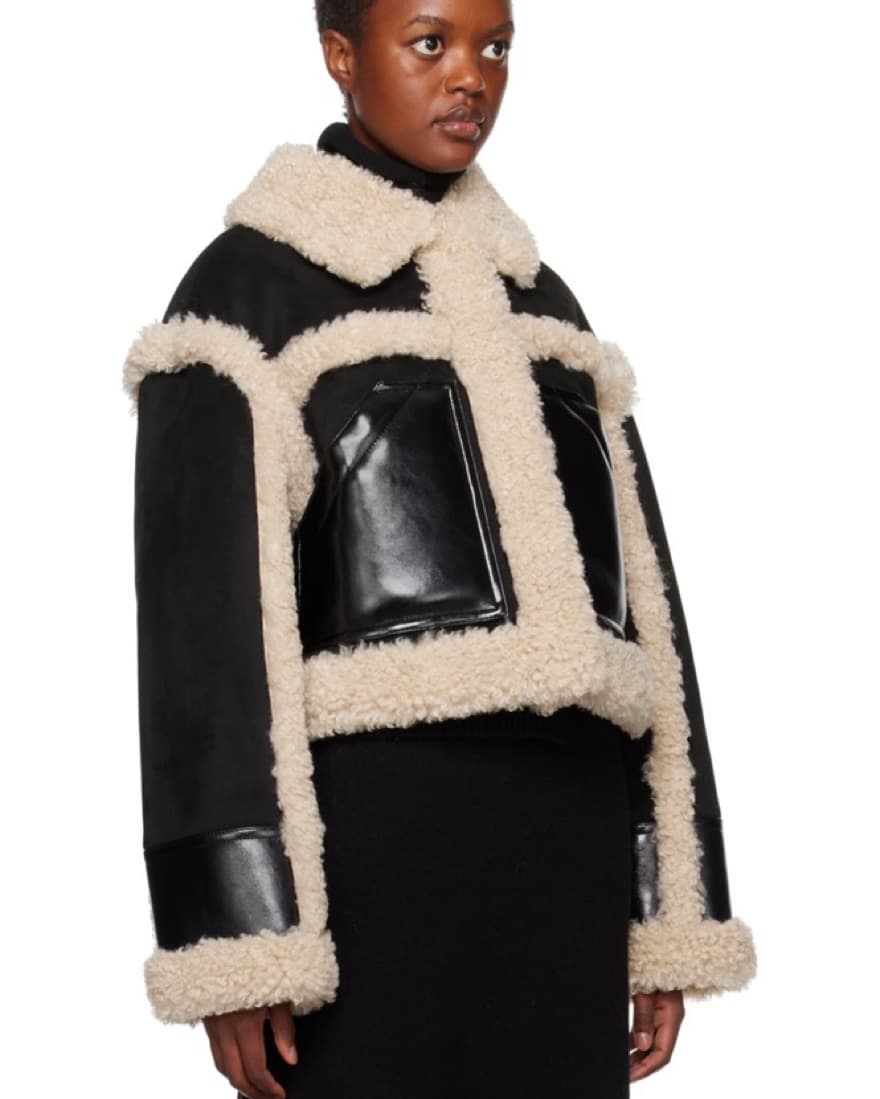 STAND STUDIO - Faux sherling jacket - Image 3