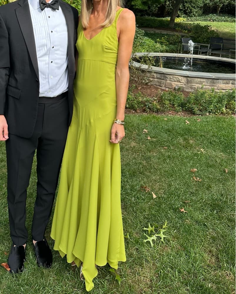 Siedres Vibrant Green Maxi Dress - Image 1
