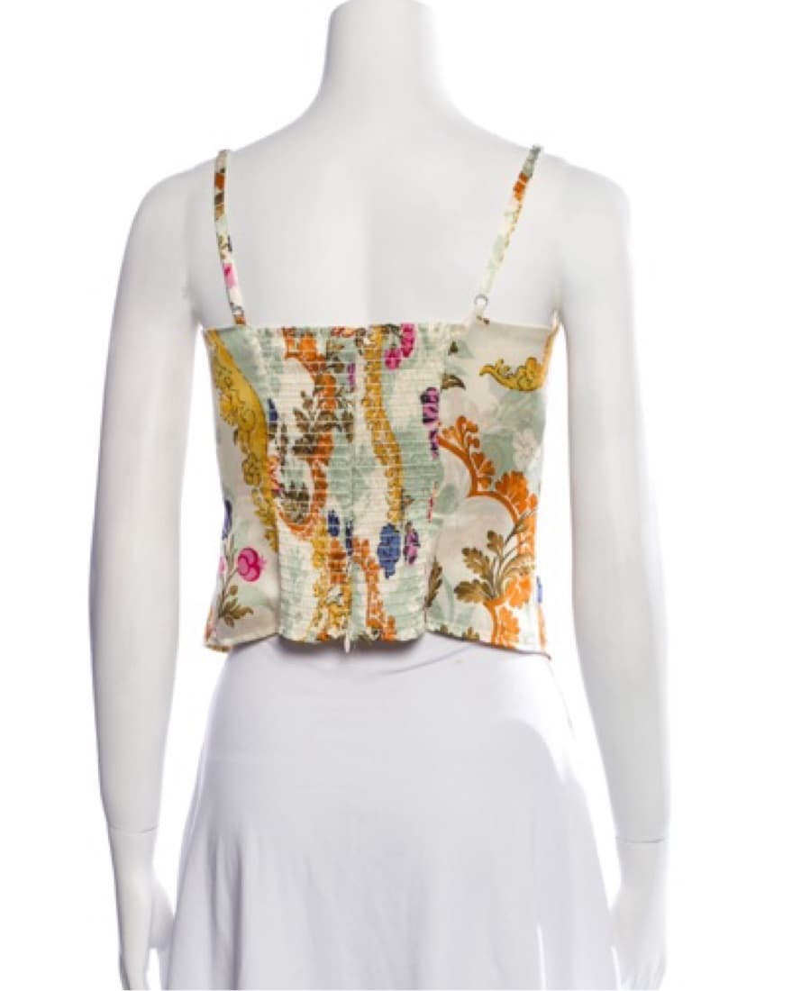 Reformation Silk Floral Top - Image 3