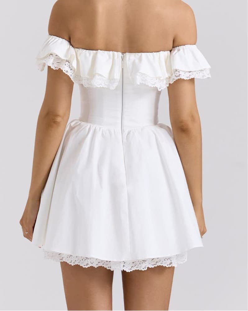 Off Shoulder Mini Dress - Image 3