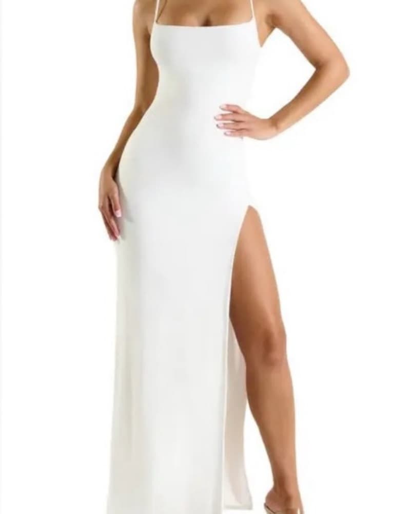NAKED WARDROBE Smooth Tank Maxi Dress XL - Image 1