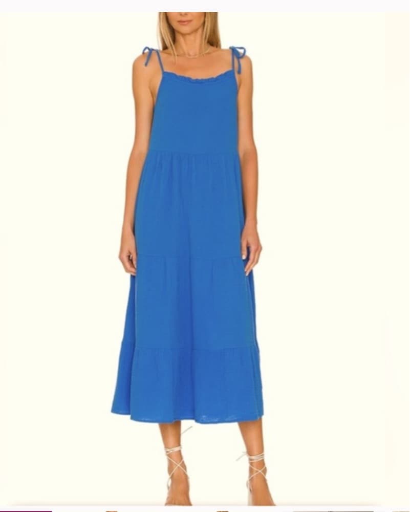 Rails Valeria Tiered Guazed Midi Dress - Image 1
