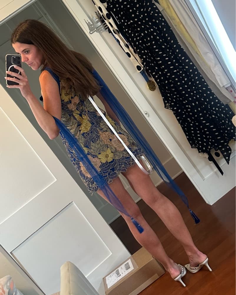 Beaded Mini Dress - Image 5