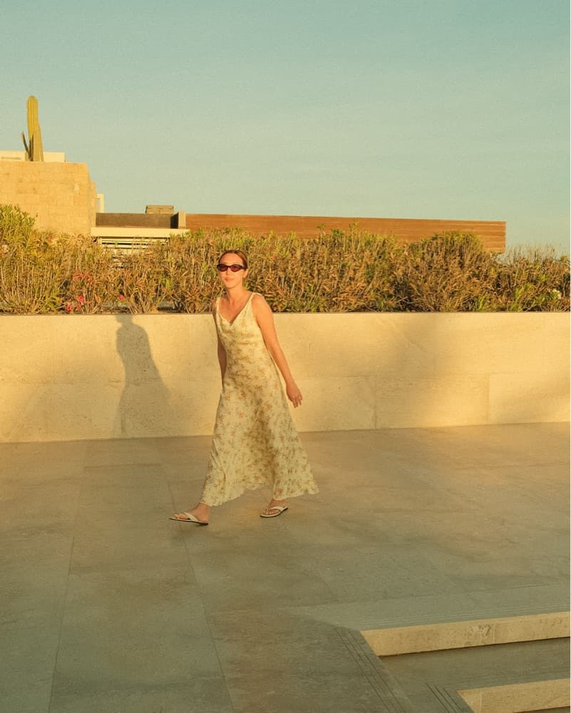 Yellow floral Silk Dress From Zara - Image 6