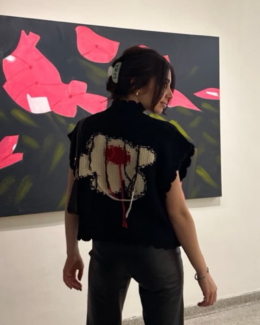 Floral Embroidered Sweater - Image 2