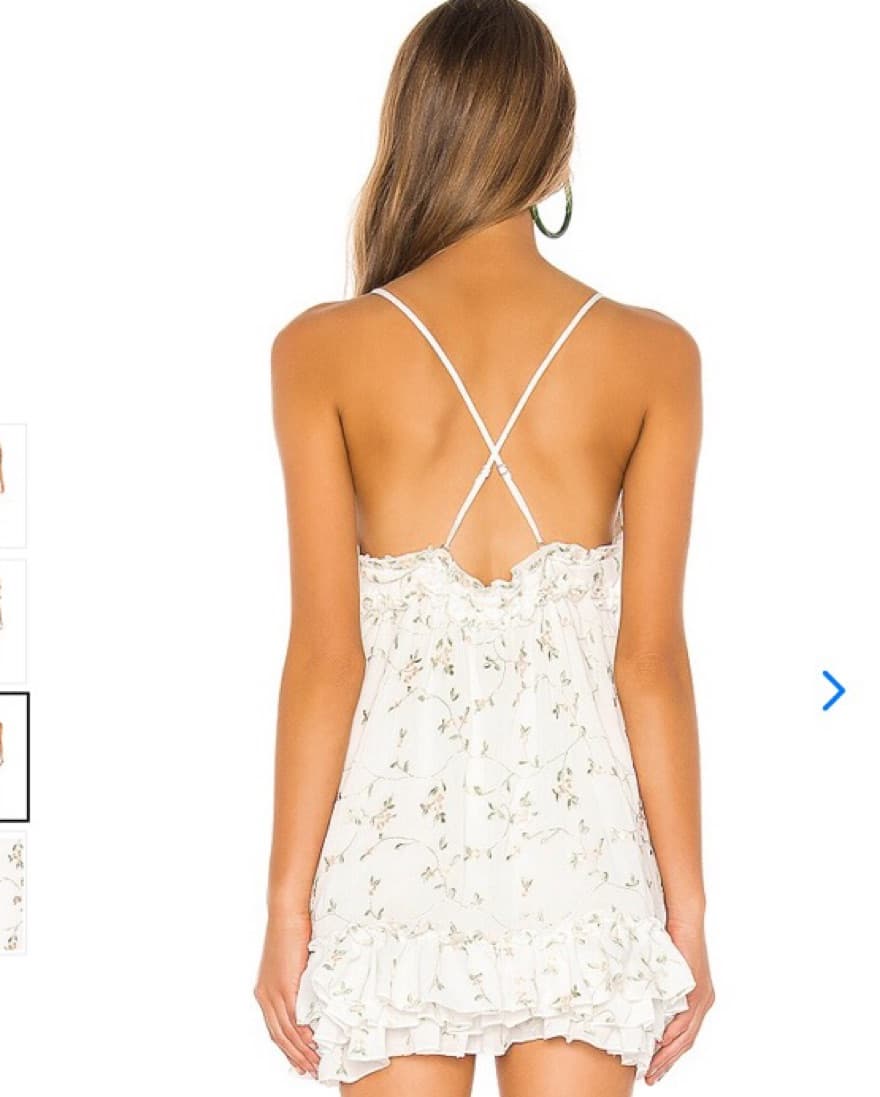 Majorelle Penny Dress in White Field - Image 3