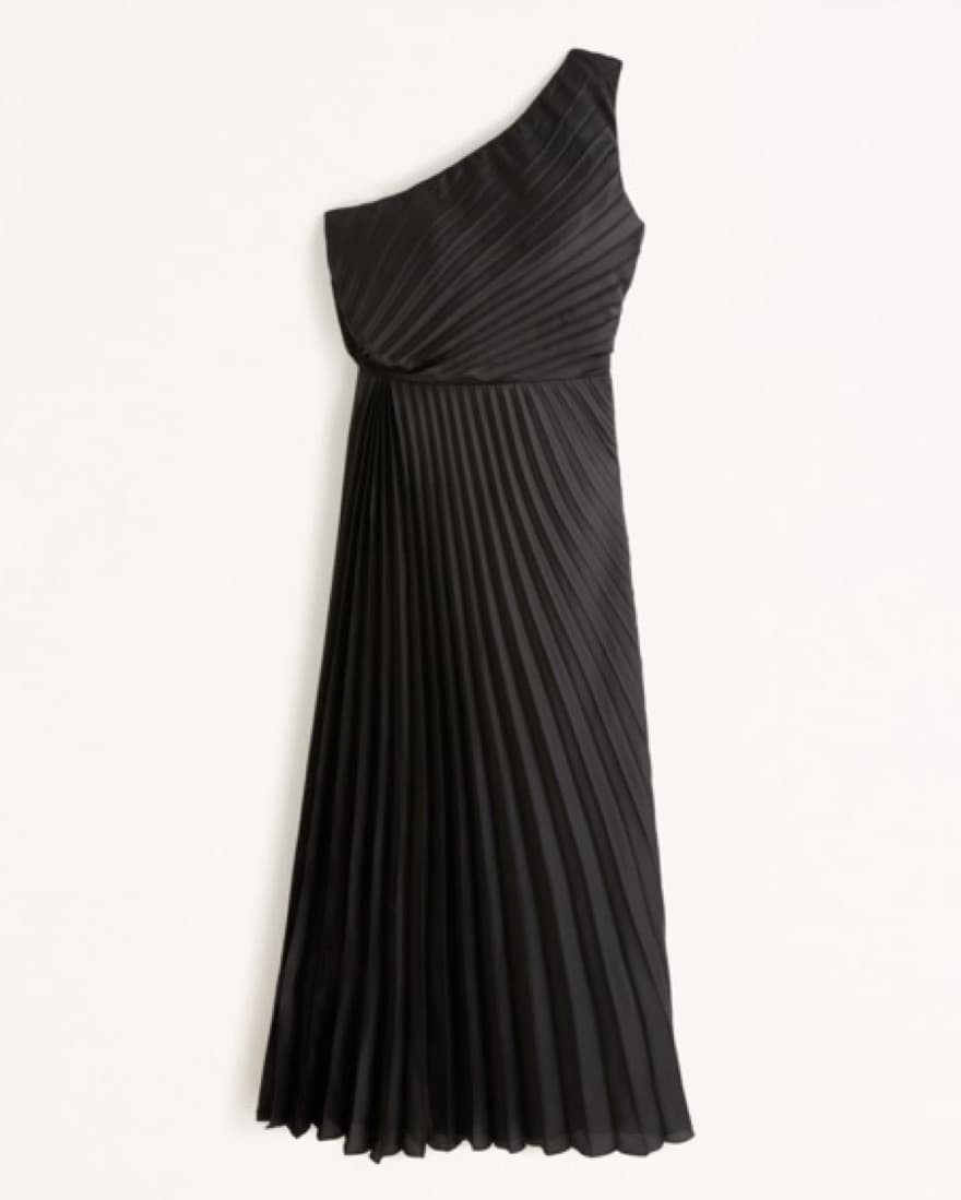 Abercrombie Black Pleated Dress - Image 4