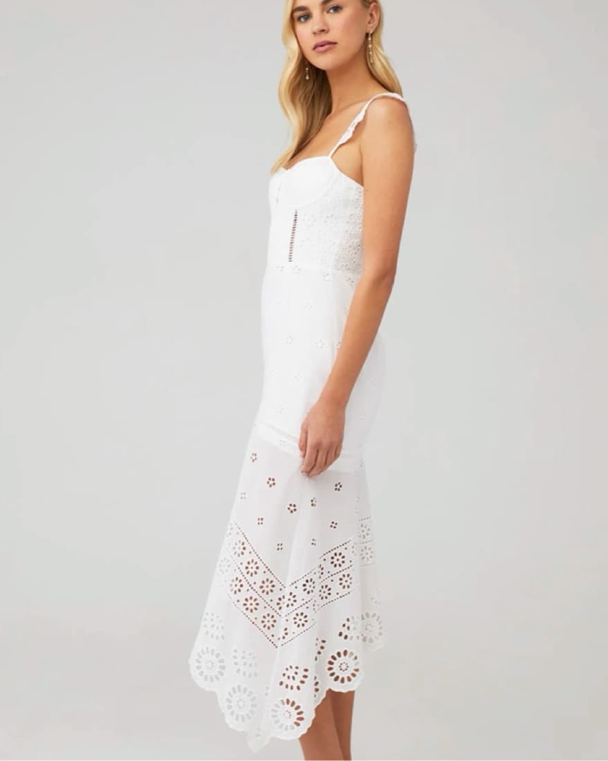 Karina Grimaldi Irma Eyelet Dress - Image 2