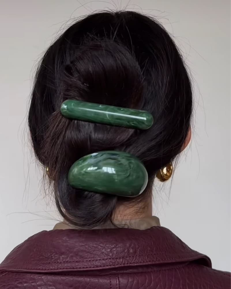 Lelet NY Malachite Dome Cuff - Image 3