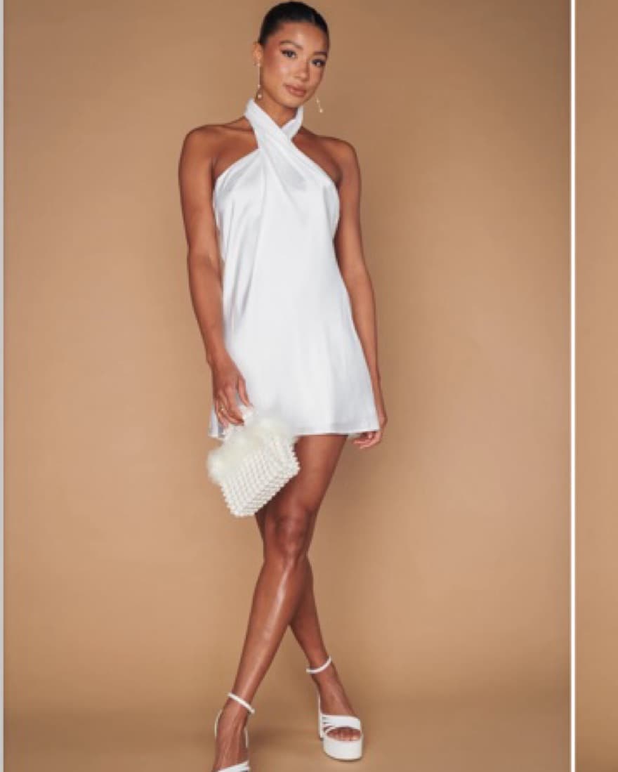Jasmine Halter Mini Dress Formal - Image 3