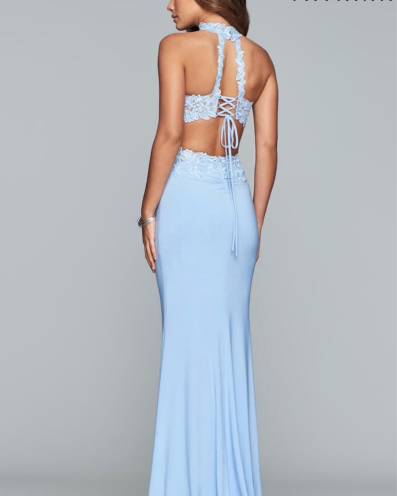 Dreamy Cinderella Blue Faviana Gown  - Image 2