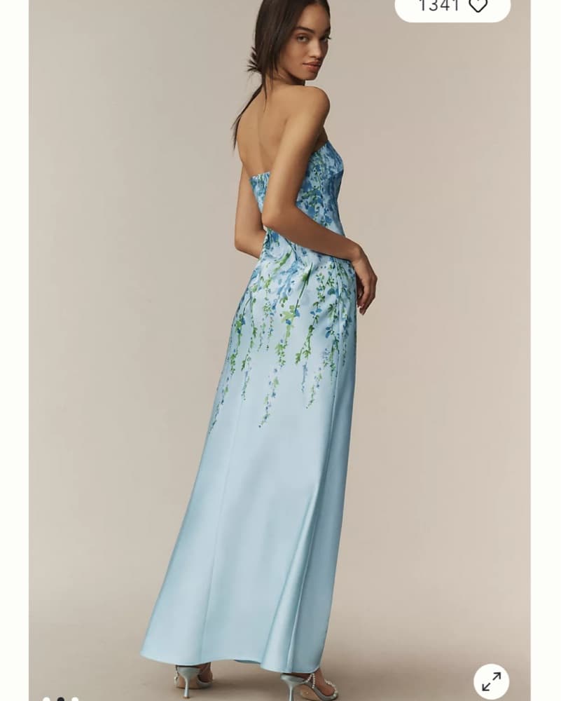 BHLDN Mis Strapless Column Dress - Image 2