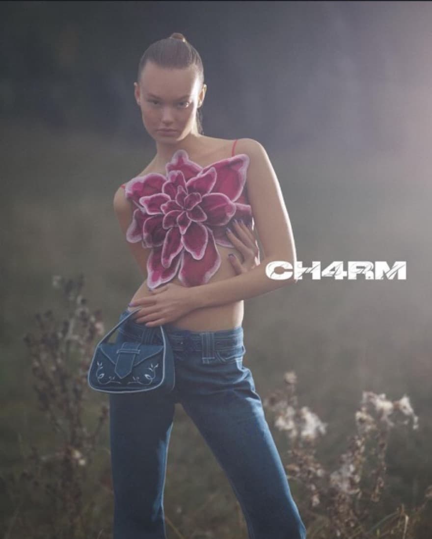Ch4rm Flower Petal Top - Image 4