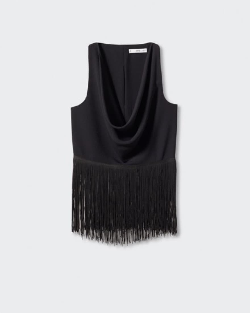 Fringed cropped top - Image 1