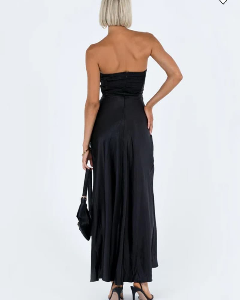 BLACK MAXI DRESS - Image 2