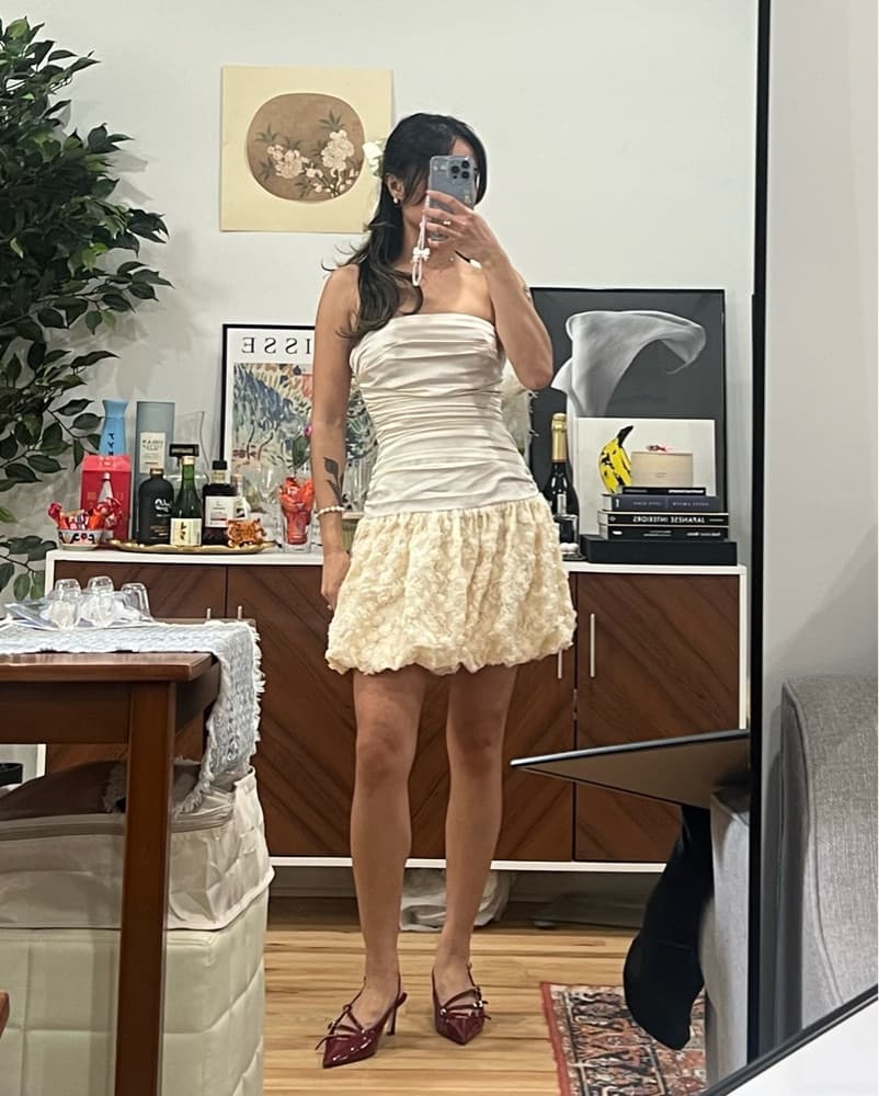 Majorelle illeisha mini dress ivory - Image 4