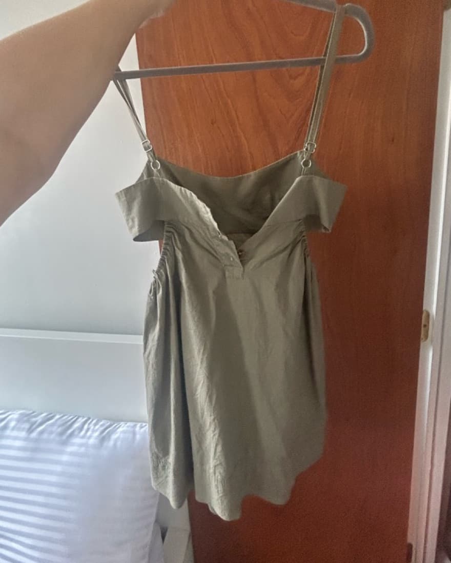 Green Cut Out Dress - Image 2
