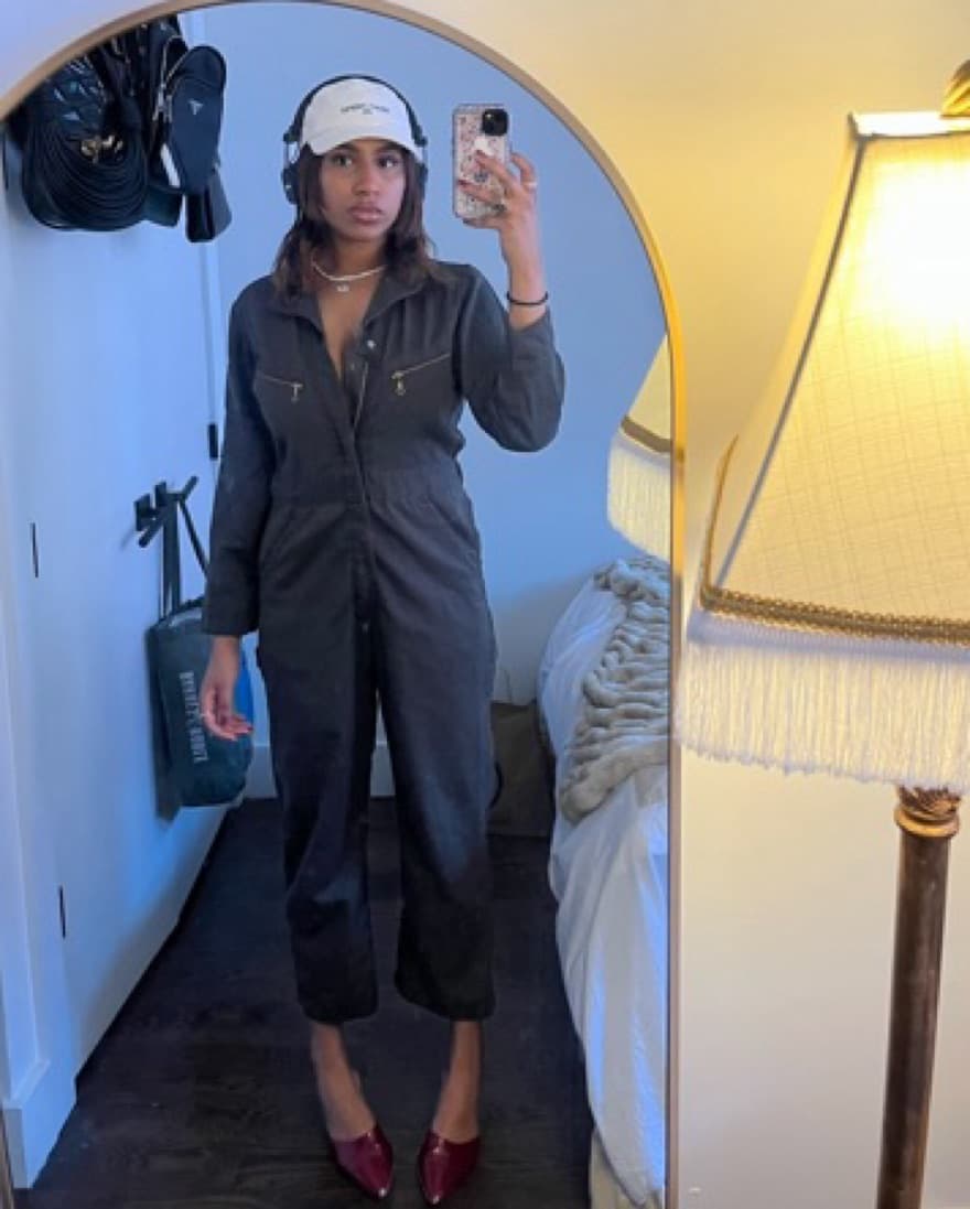 Olive Green Dickies Jumpsuit - Image 1
