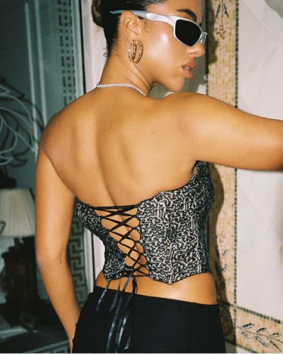 Ariel Corset Black - Image 2